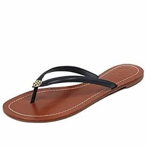 Tory Burch Terra thong leather flip flops